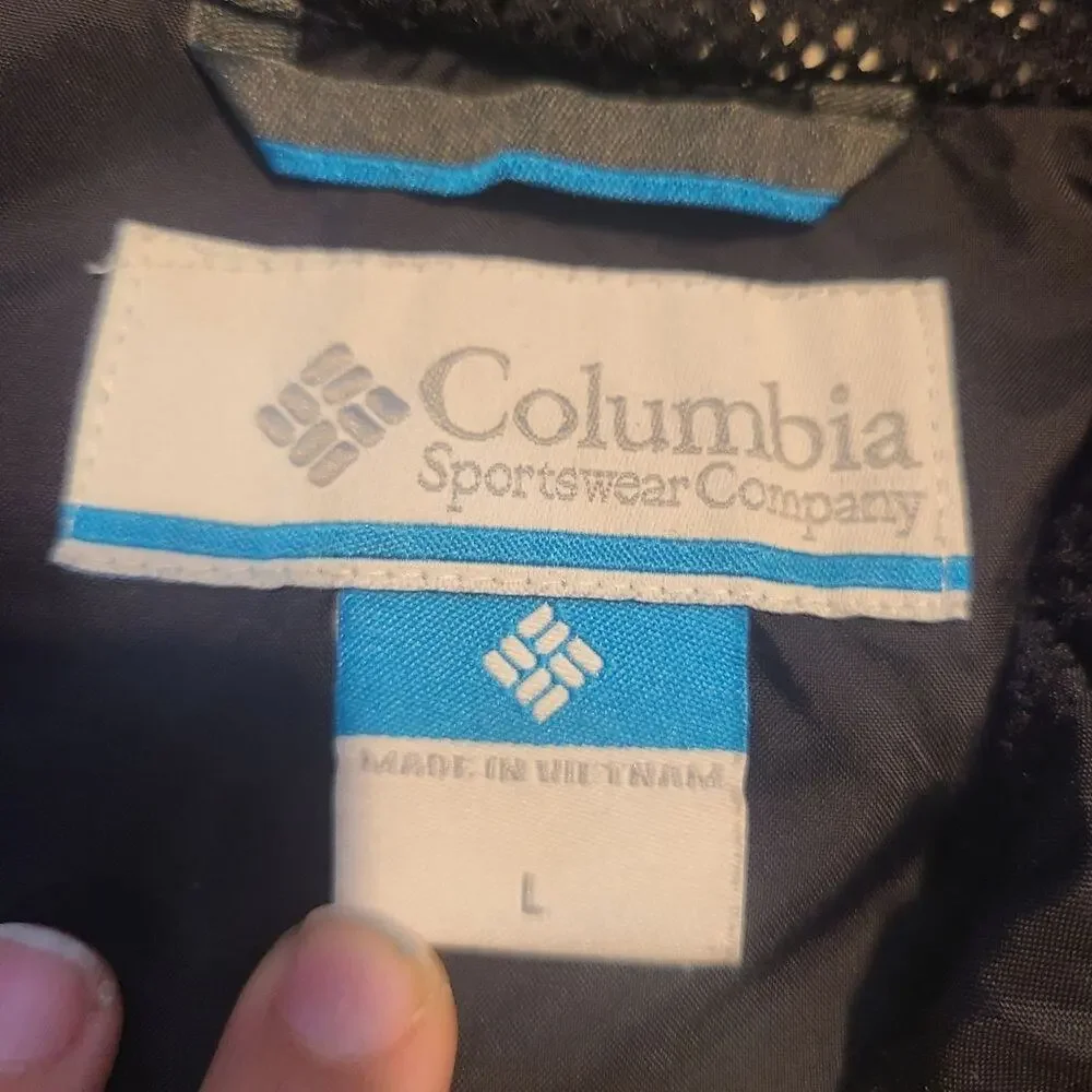 Columbia boys large black pack it breathable jacket